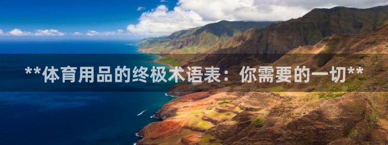 欧陆娱乐总代：**体育用品的终极术语表：你需要的一切