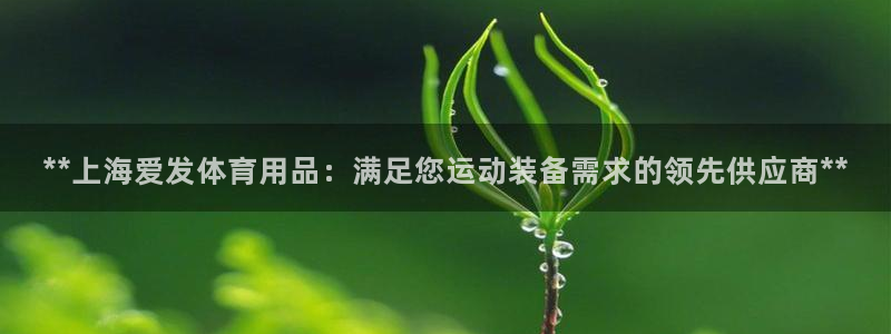 欧陆娱乐是真的吗：**上海爱发体育用品：满足您运动装