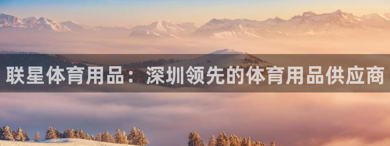 欧陆娱乐登陆官网：联星体育用品：深圳领先的体育用品供