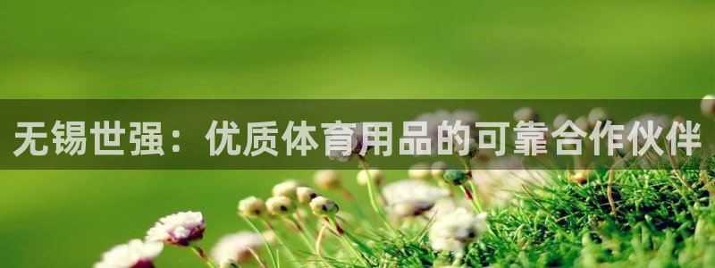 欧陆娱乐能赚钱吗知乎：无锡世强：优质体育用品的可靠合