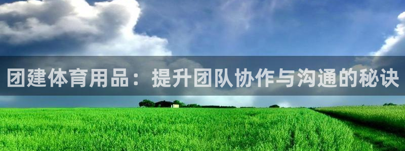 欧陆娱乐平台咋样啊：团建体育用品：提升团队协作与沟通
