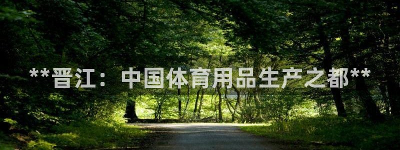 欧陆娱乐欧陆主管：**晋江：中国体育用品生产之都**