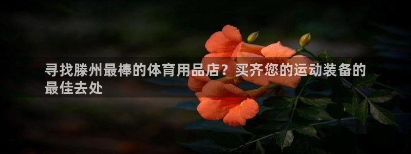 欧陆娱乐计划预测软件：寻找滕州最棒的体育用品店？买齐